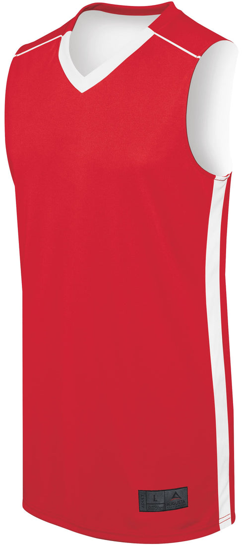 Augusta Sportswear Adult Competition Reversible Jersey (332400), Color 'Scarlet/White'