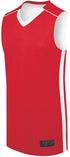 Augusta Sportswear Adult Competition Reversible Jersey (332400), Color 'Scarlet/White'