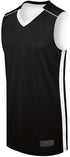 Augusta Sportswear Adult Competition Reversible Jersey (332400), Color 'Black/White'