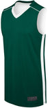 Augusta Sportswear Adult Competition Reversible Jersey (332400), Color 'Forest/White'