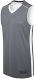 Augusta Sportswear Youth Competition Reversible Jersey (332401), Color 'Graphite/White'