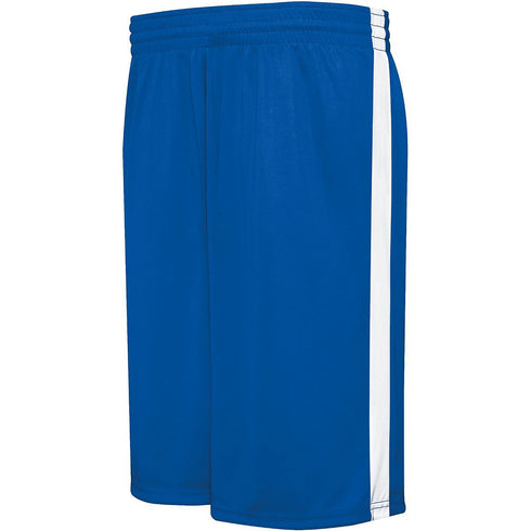 Augusta Sportswear Youth Competition Reversible Shorts (335871), Color 'Royal/White'