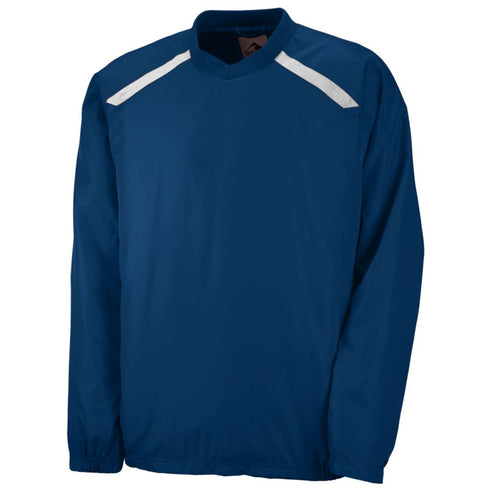 Augusta Sportswear Youth Promentum Pullover (3418-C), Color 'Navy/White'