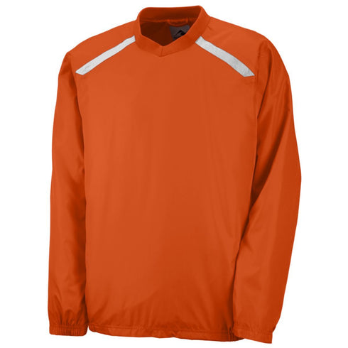 Augusta Sportswear Youth Promentum Pullover (3418-C), Color 'Orange/White'