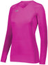Russell Athletic Ladies TruHit Long Sleeve Jersey (342212), Color 'Power Pink'