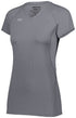 Russell Athletic Ladies TruHit Short Sleeve Jersey (342222), Color 'Graphite'