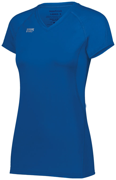 Russell Athletic Ladies TruHit Short Sleeve Jersey (342222), Color 'Royal'