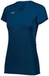 Russell Athletic Ladies TruHit Short Sleeve Jersey (342222), Color 'Navy'
