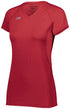 Russell Athletic Ladies TruHit Short Sleeve Jersey (342222), Color 'Scarlet'