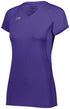 Russell Athletic Ladies TruHit Short Sleeve Jersey (342222), Color 'Purple (Hlw)'