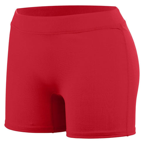 Russell Athletic Ladies Knock Out Shorts (345582), Color 'Scarlet'
