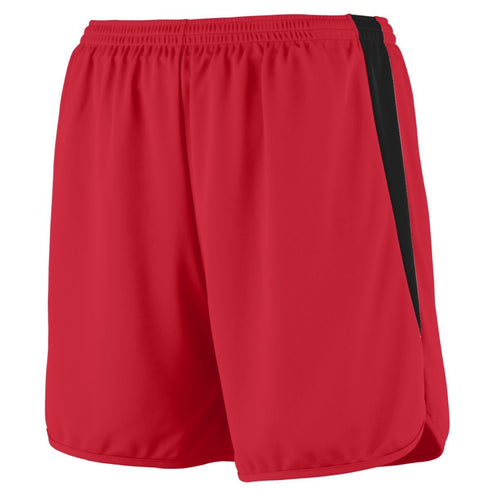 Augusta Sportswear Youth Rapidpace Track Shorts (346), Color 'Red/Black'