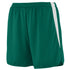 Augusta Sportswear Youth Rapidpace Track Shorts (346), Color 'Dark Green/White'