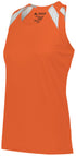 Augusta Sportswear Ladies Overspeed Track Jersey (348), Color 'Orange/White'