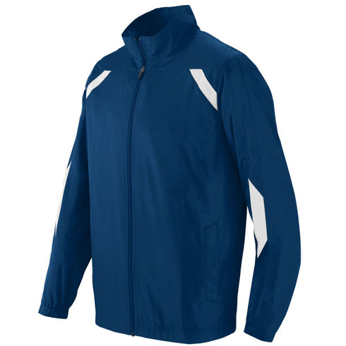 Augusta Sportswear Youth Avail Jacket (3501-C), Color 'Navy/White'