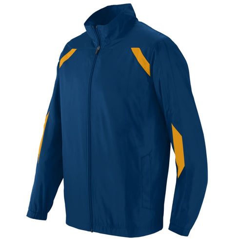 Augusta Sportswear Youth Avail Jacket (3501-C), Color 'Navy/Gold'