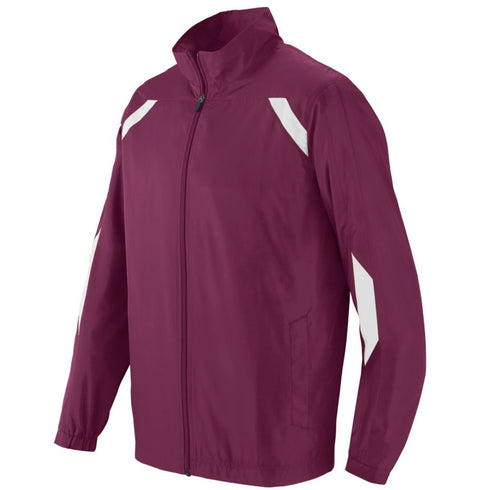Augusta Sportswear Youth Avail Jacket (3501-C), Color 'Maroon/White'