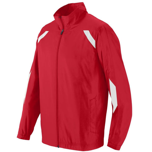 Augusta Sportswear Youth Avail Jacket (3501-C), Color 'Red/White'