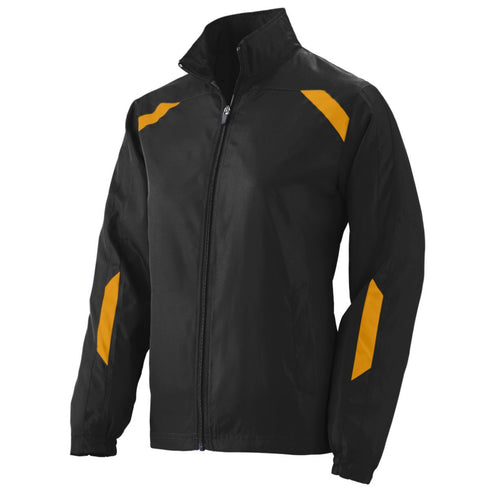 Augusta Sportswear Ladies Avail Jacket (3502-C), Color 'Black/Gold'