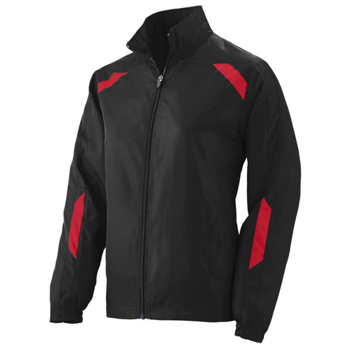 Augusta Sportswear Ladies Avail Jacket (3502-C), Color 'BlackRed'