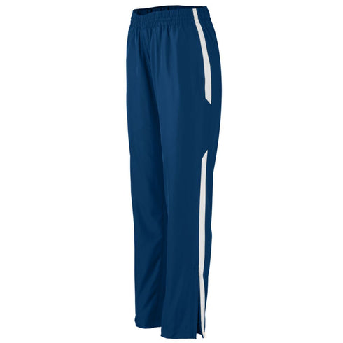 Augusta Sportswear Ladies Avail Pant (3506-C), Color 'Navy/White'