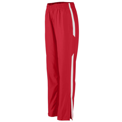 Augusta Sportswear Ladies Avail Pant (3506-C), Color 'Red/White'