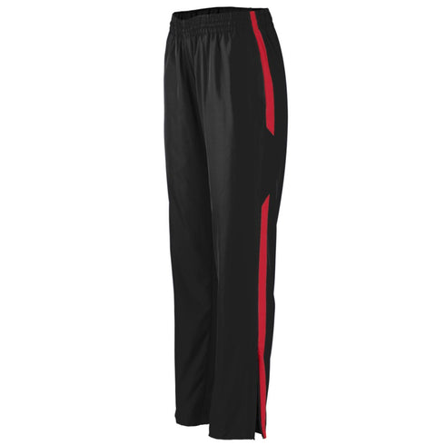 Augusta Sportswear Ladies Avail Pant (3506-C), Color 'BlackRed'