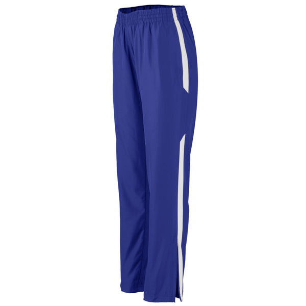 Augusta Sportswear Ladies Avail Pant (3506-C), Color 'Purple/White'