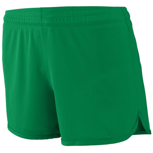 Augusta Sportswear Ladies Accelerate Shorts (357), Color 'Kelly'