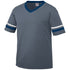 Augusta Sportswear Sleeve Stripe Jersey (360), Color 'Graphite/Navy/White'