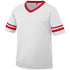 Augusta Sportswear Sleeve Stripe Jersey (360), Color 'White/Red'