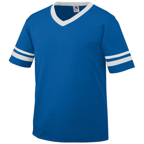 Augusta Sportswear Sleeve Stripe Jersey (360), Color 'Royal/White'
