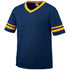Augusta Sportswear Sleeve Stripe Jersey (360), Color 'Navy/Gold'