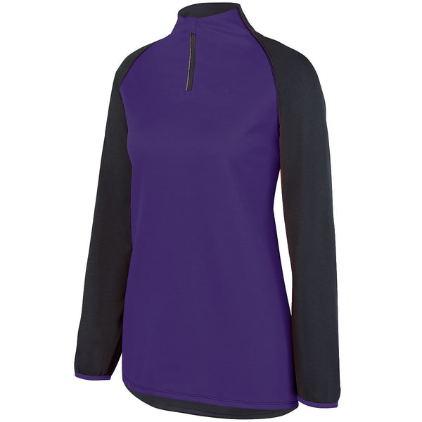 Augusta Sportswear Ladies Record Setter Pullover (3622-C), Color 'Slate/Purple'