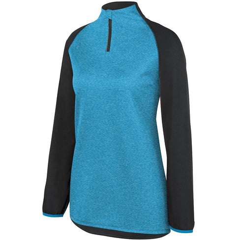 Augusta Sportswear Ladies Record Setter Pullover (3622-C), Color 'Slate/Power Blue Heather'