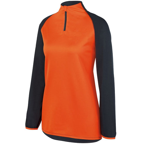 Augusta Sportswear Ladies Record Setter Pullover (3622-C), Color 'Slate/Orange'