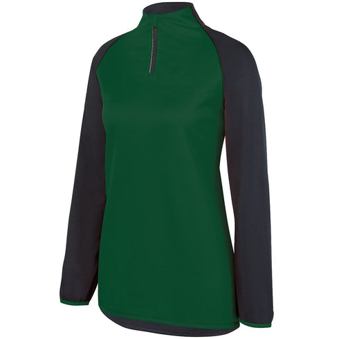 Augusta Sportswear Ladies Record Setter Pullover (3622-C), Color 'Slate/Dark Green'