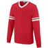 Augusta Sportswear Long Sleeve Stripe Jersey (372-C), Color 'Red/White'