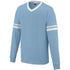 Augusta Sportswear Long Sleeve Stripe Jersey (372-C), Color 'Light Blue/White'