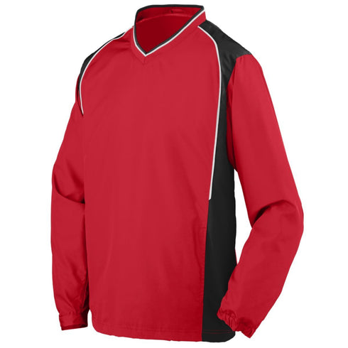 Augusta Sportswear Roar Pullover (3745-C), Color 'Red/Black/White'