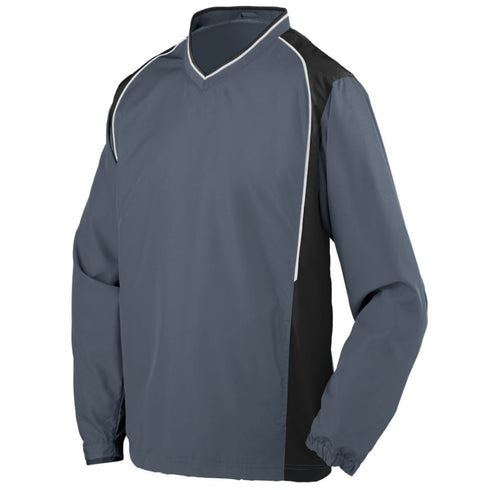 Augusta Sportswear Roar Pullover (3745-C), Color 'Graphite/Black/White'