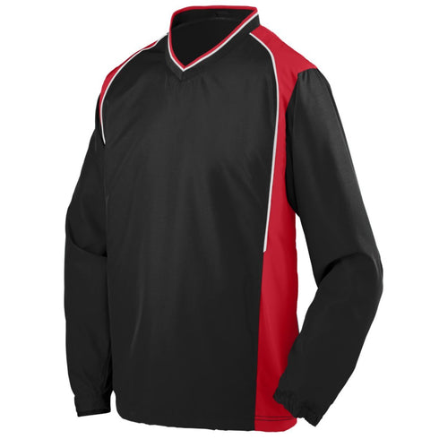 Augusta Sportswear Youth Roar Pullover (3746-C), Color 'BlackRed/White'