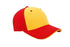 Pacific Headwear M2 Performance Contrast Flexfit® Cap (398F), Color 'GoldRedRed'