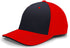 Pacific Headwear M2 Performance Contrast Flexfit® Cap (398F), Color 'NavyRedRed'