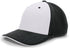 Pacific Headwear M2 Performance Contrast Flexfit® Cap (398F), Color 'SilverBlackBlack'