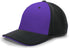 Pacific Headwear M2 Performance Contrast Flexfit® Cap (398F), Color 'PurpleBlackBlack'