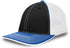 Pacific Headwear Trucker Flexfit® Cap, Size S/M (404M), Color 'BlackWhiteRoyal'