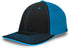 Pacific Headwear Trucker Flexfit® Cap, Size L/XL (404M), Color 'BlackNeonBlueBlack'