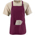 Augusta Sportswear Medium Length Apron With Pouch (4250), Color 'Maroon'