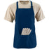 Augusta Sportswear Medium Length Apron With Pouch (4250), Color 'Navy'